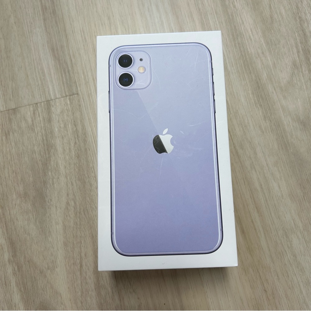 Iphone 11 Lavender 128gb‎ Box Only.